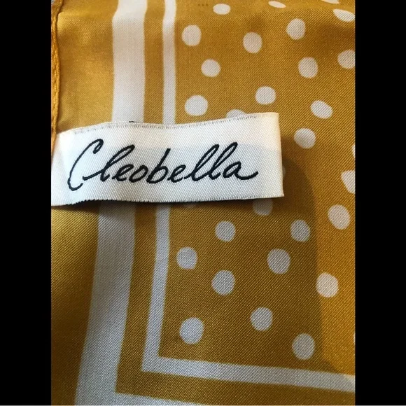 Cleobella Marigold polka dot scarf BNWT - Picture 3 of 5